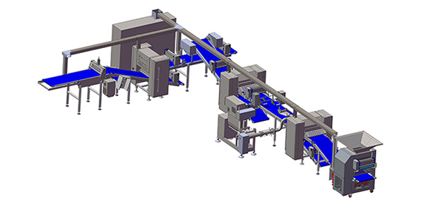 Compact Dough Laminating Line