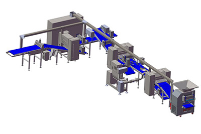 Compact Dough Laminating Line