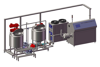 Batter Mixing System for Sponge Cake